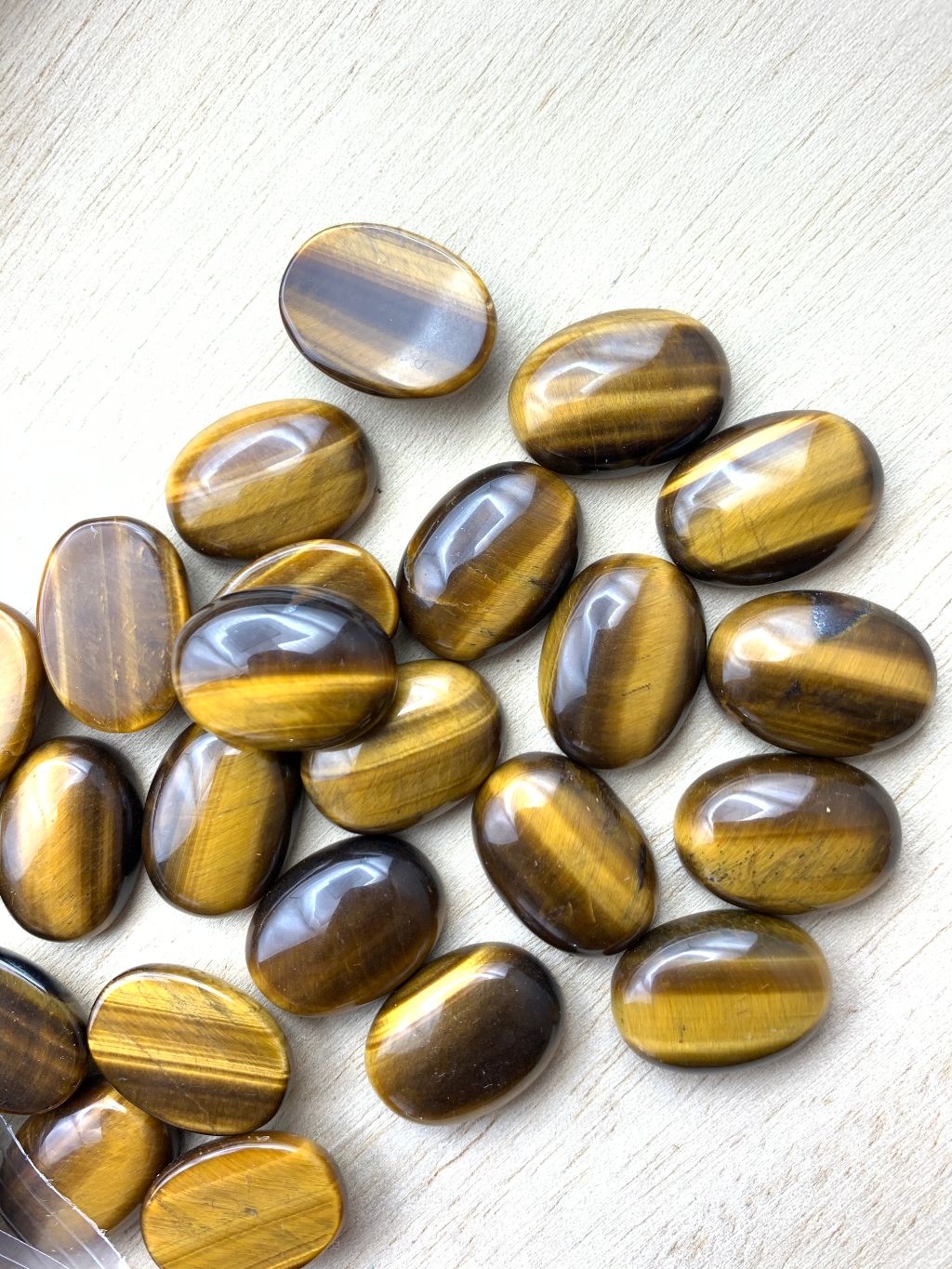 7994 Tiger's Eye 13x18mm Cabochons Set of 2 with 7mm dome From Africa 